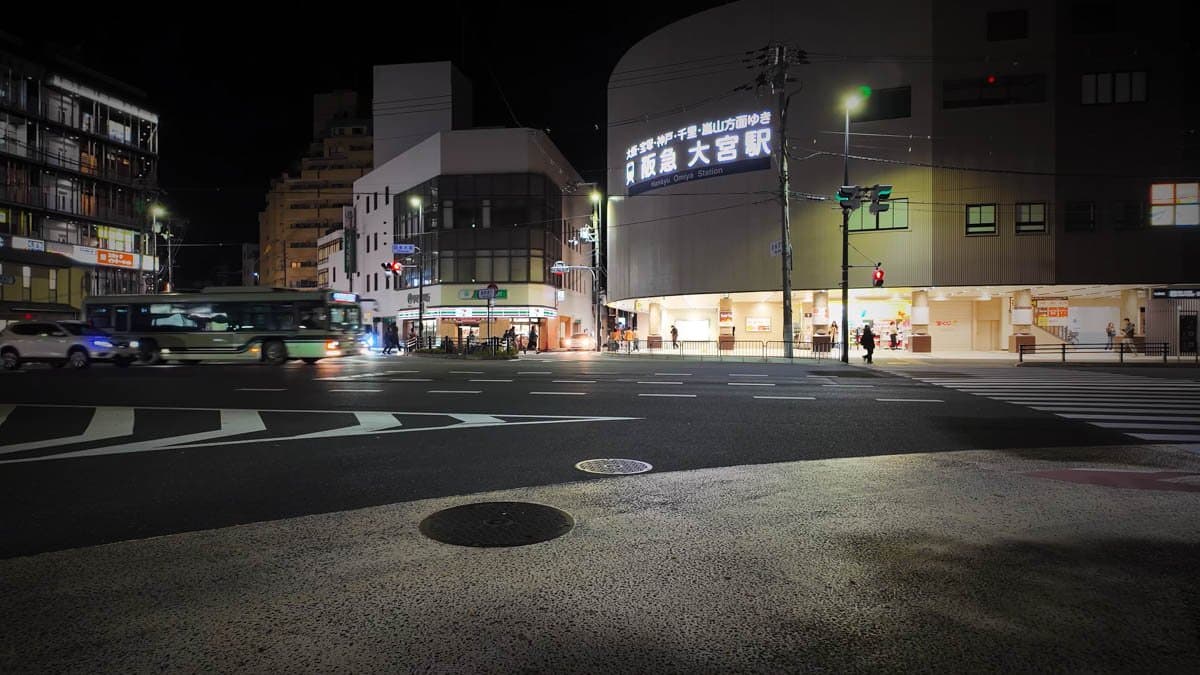 【Omiya Station / Night Walk】(Kyoto City, Kyoto) Shijo-Omiya and a Quiet Arcade at Night
