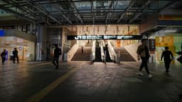 【Matsumoto Station / Night Walk】(Matsumoto, Nagano) A Busy Station Front Before Golden Week