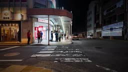 【富士・北口】夜の街を歩く｜土曜の飲み歩きと立ち入り禁止の工事