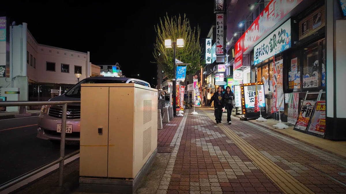 【東岡崎駅】夜の散歩|駅前ビル解体後の風景